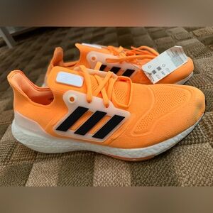 Adidas Men's Ultraboost Orange Running Sneakers
